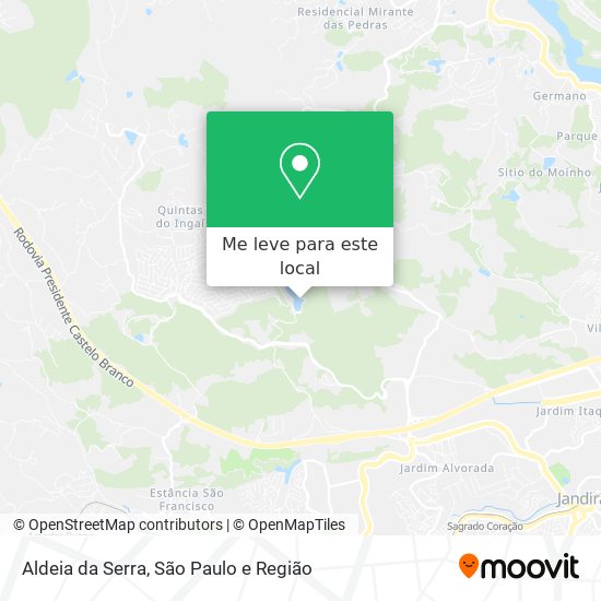 Aldeia da Serra mapa