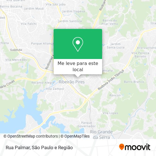 Rua Palmar mapa