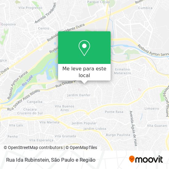 Rua Ida Rubinstein mapa