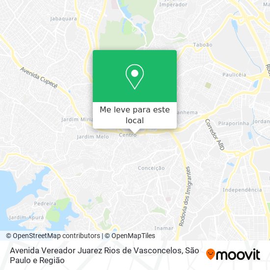 Avenida Vereador Juarez Rios de Vasconcelos mapa