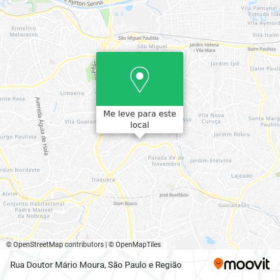 Rua Doutor Mário Moura mapa