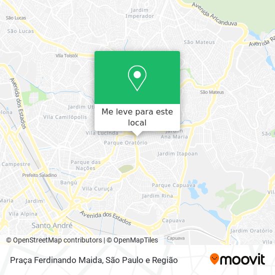 Praça Ferdinando Maida mapa