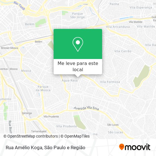 Rua Amélio Koga mapa