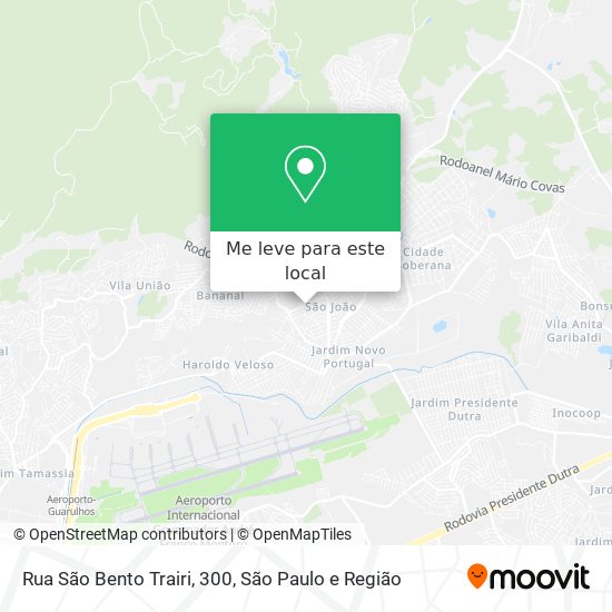Rua São Bento Trairi, 300 mapa
