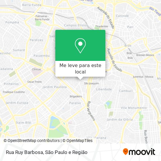 Rua Ruy Barbosa mapa