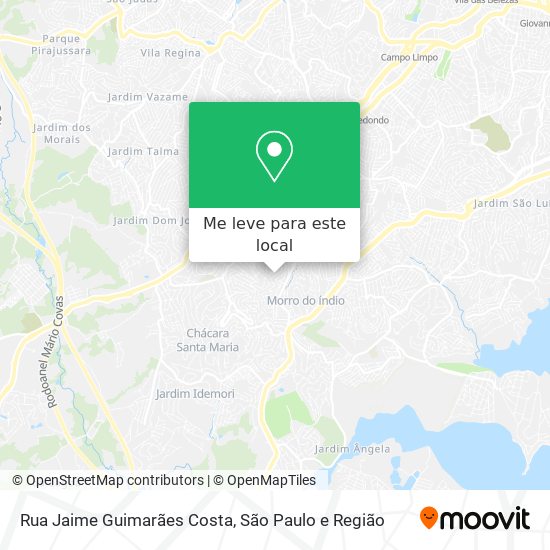 Rua Jaime Guimarães Costa mapa