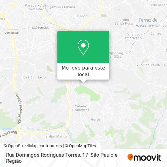 Rua Domingos Rodrigues Torres, 17 mapa