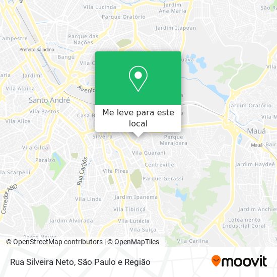 Rua Silveira Neto mapa