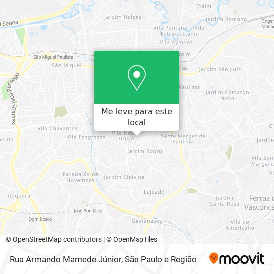 Rua Armando Mamede Júnior mapa
