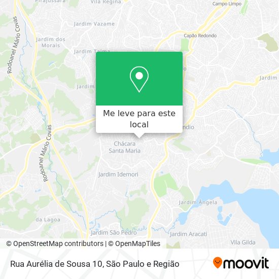 Rua Aurélia de Sousa 10 mapa