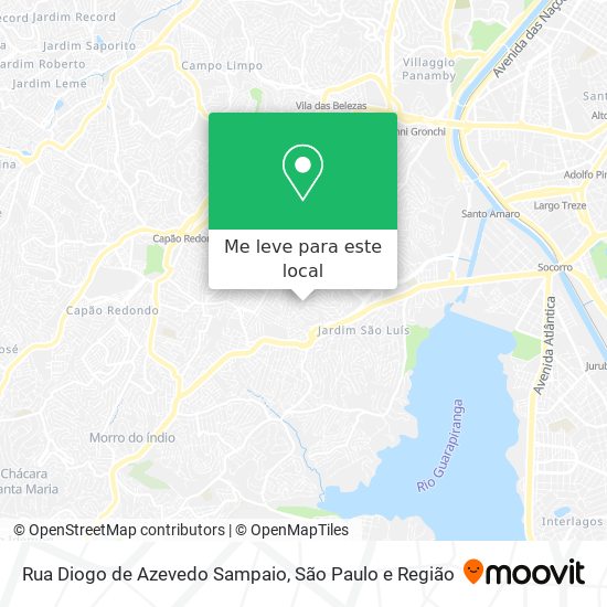 Rua Diogo de Azevedo Sampaio mapa