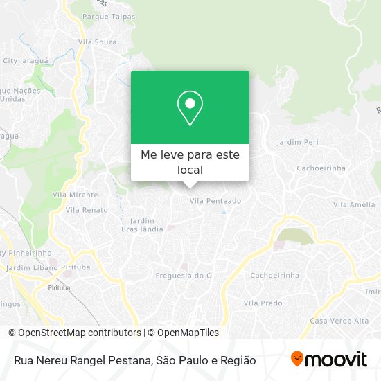 Rua Nereu Rangel Pestana mapa