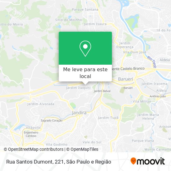 Rua Santos Dumont, 221 mapa