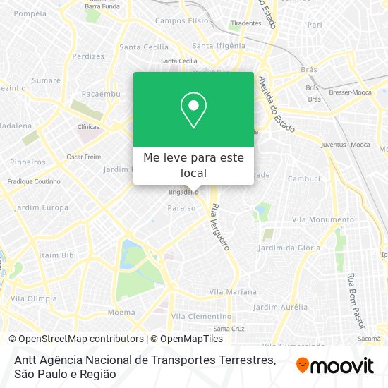 Antt Agência Nacional de Transportes Terrestres mapa