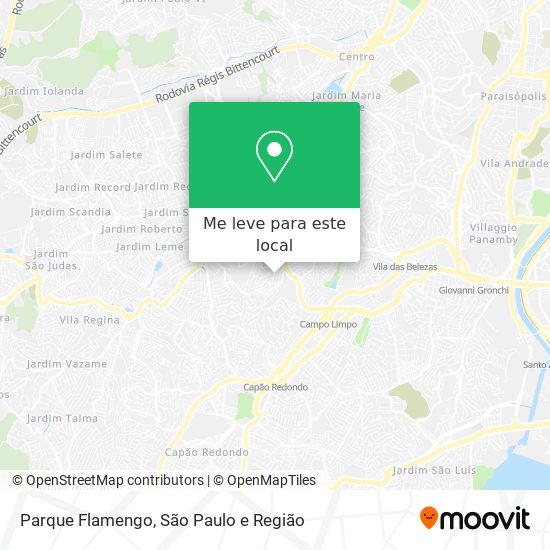 Parque Flamengo mapa