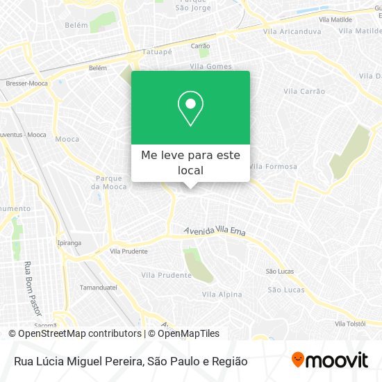Rua Lúcia Miguel Pereira mapa