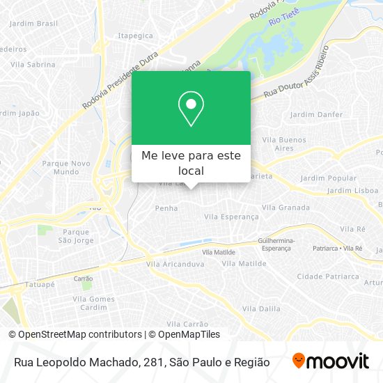 Rua Leopoldo Machado, 281 mapa