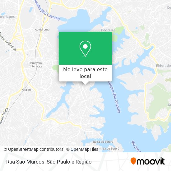 Rua Sao Marcos mapa