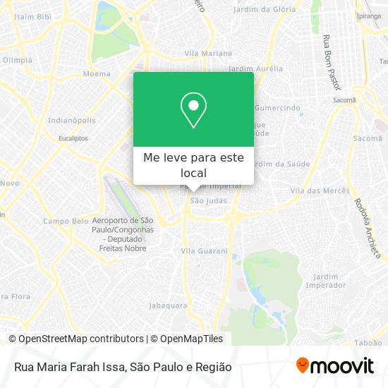 Rua Maria Farah Issa mapa