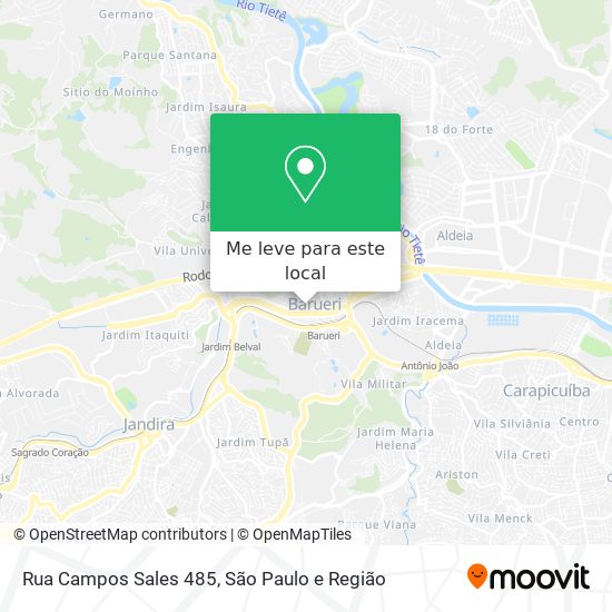 Rua Campos Sales 485 mapa
