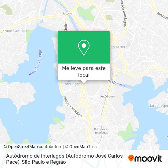 Autódromo de Interlagos (Autódromo José Carlos Pace) mapa