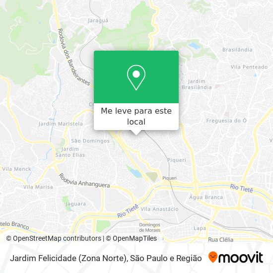 Jardim Felicidade (Zona Norte) mapa