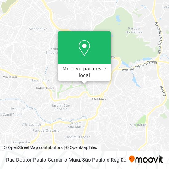 Rua Doutor Paulo Carneiro Maia mapa