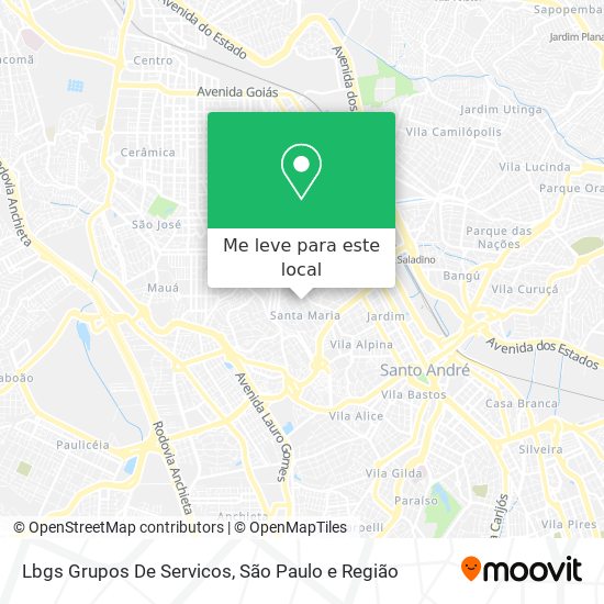 Lbgs Grupos De Servicos mapa