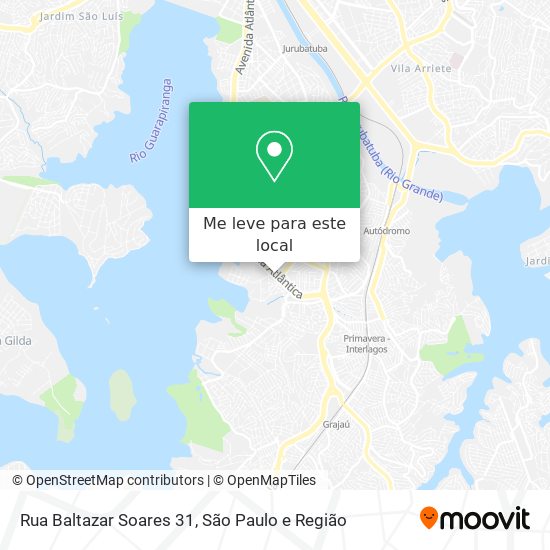 Rua Baltazar Soares 31 mapa