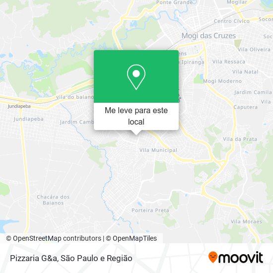 Pizzaria G&a mapa