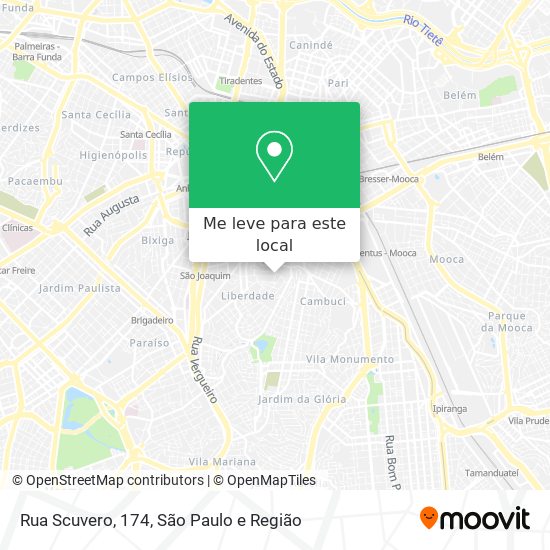Rua Scuvero, 174 mapa