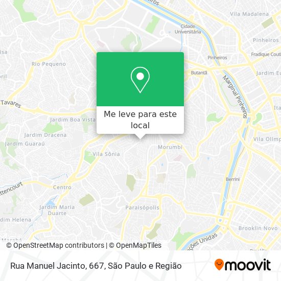 Rua Manuel Jacinto, 667 mapa