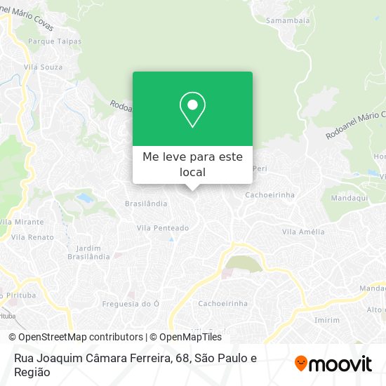 Rua Joaquim Câmara Ferreira, 68 mapa