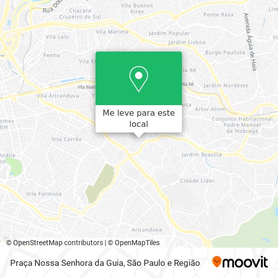 Praça Nossa Senhora da Guia mapa