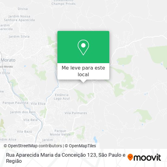 Rua Aparecida Maria da Conceição 123 mapa