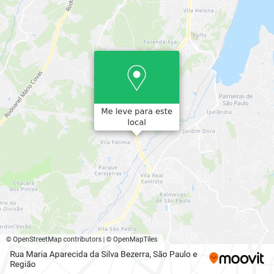 Rua Maria Aparecida da Silva Bezerra mapa