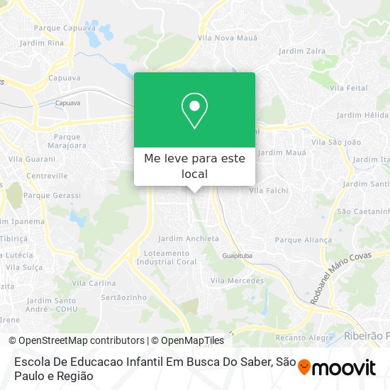 Escola De Educacao Infantil Em Busca Do Saber mapa