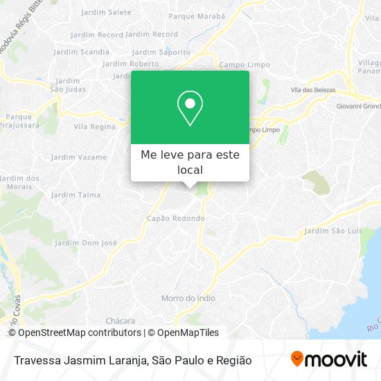 Travessa Jasmim Laranja mapa