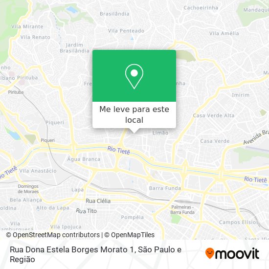 Rua Dona Estela Borges Morato 1 mapa