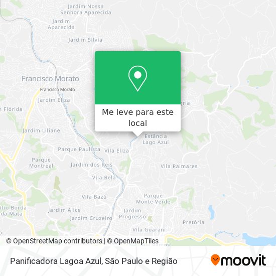 Panificadora Lagoa Azul mapa