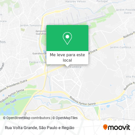 Rua Volta Grande mapa