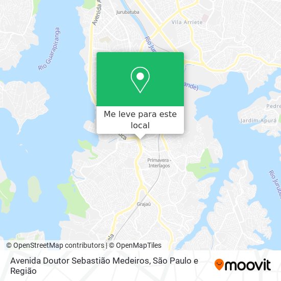 Avenida Doutor Sebastião Medeiros mapa