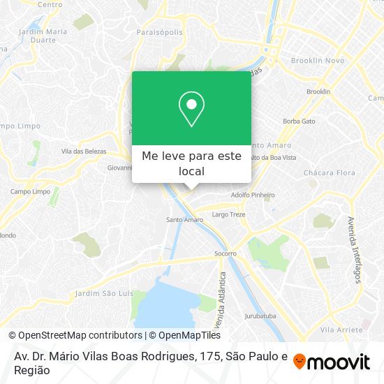 Av. Dr. Mário Vilas Boas Rodrigues, 175 mapa