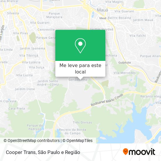 Cooper Trans mapa