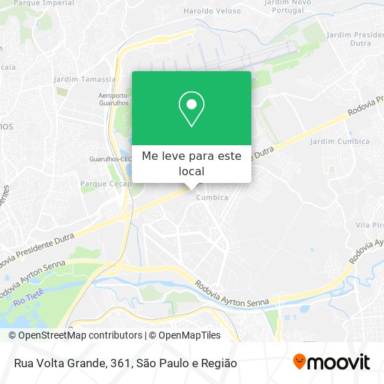 Rua Volta Grande, 361 mapa