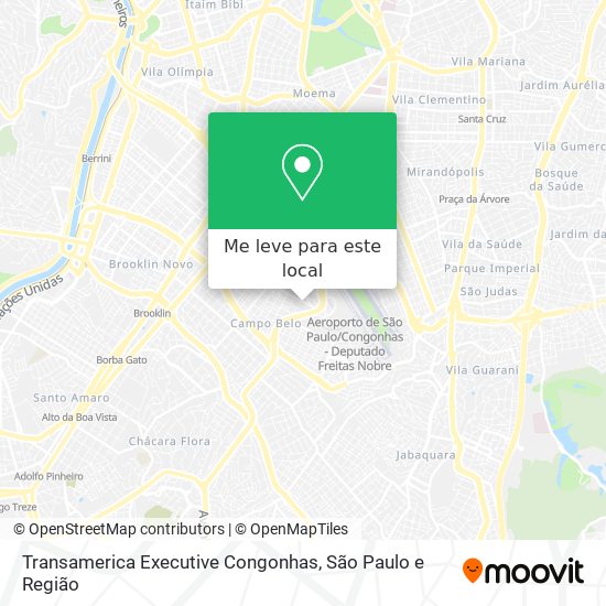 Transamerica Executive Congonhas mapa