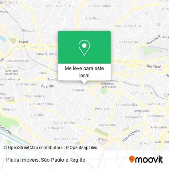 Plaka Imóveis mapa