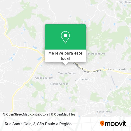 Rua Santa Ceia, 3 mapa