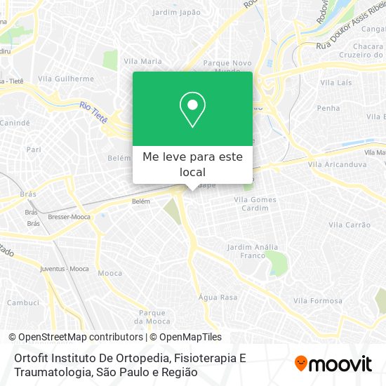 Ortofit Instituto De Ortopedia, Fisioterapia E Traumatologia mapa