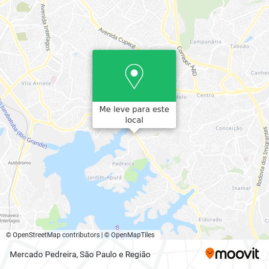 Mercado Pedreira mapa